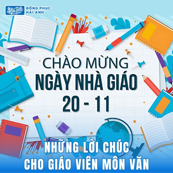 Những lời chúc hoa mỹ cho giáo viên môn Văn