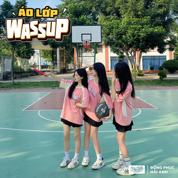 Áo lớp Wassup - Mẫu đồng phục lớp bán chạy nhất tại Hải Anh