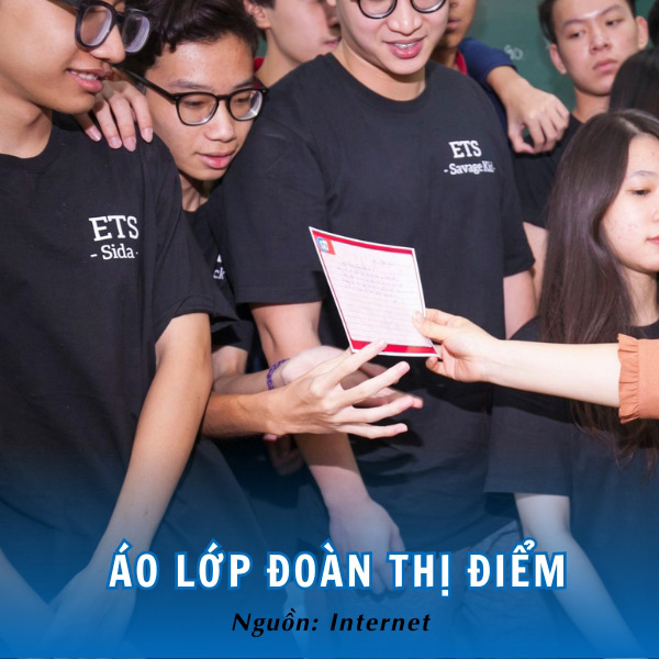 Áo lớp màu đen tối giản, thanh lịch trường Đoàn Thị Điểm