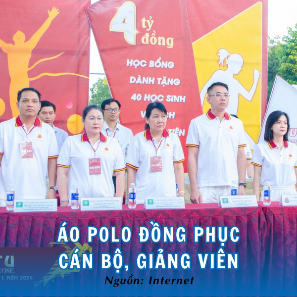 Áo polo đồng phục cho cán bộ, giảng viên VTTU