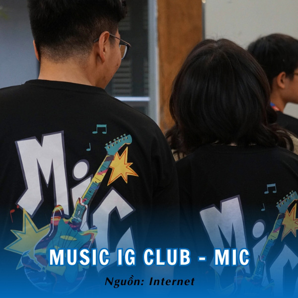 Học sinh CNH nổi bật, cá tính trong mẫu áo đồng phục CLB Music Ig Club - MIC