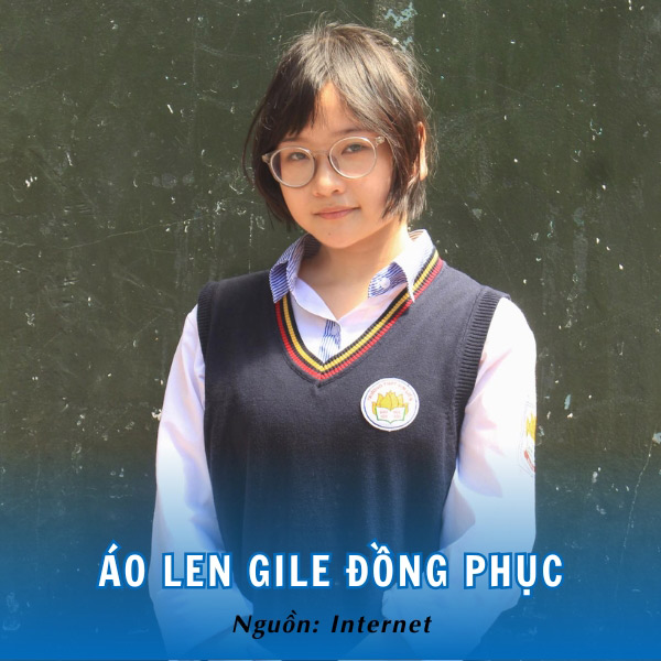 Áo len gile đồng phục thanh lịch và trendy