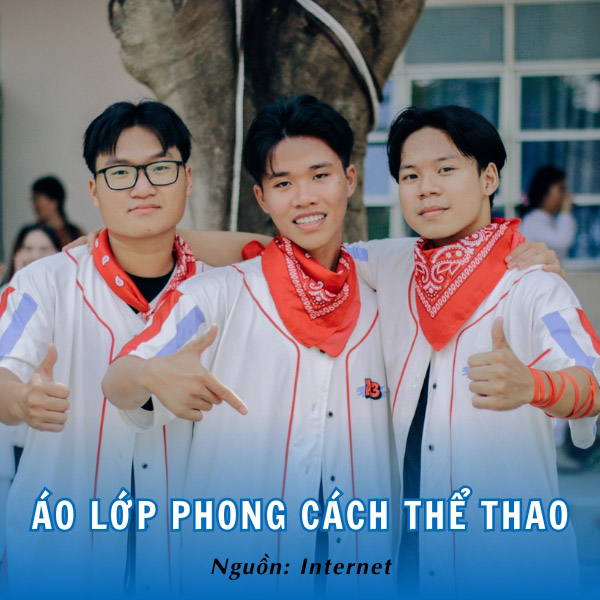 Áo lớp Trường THPT Giồng Ông Tố phong cách thể thao trẻ trung