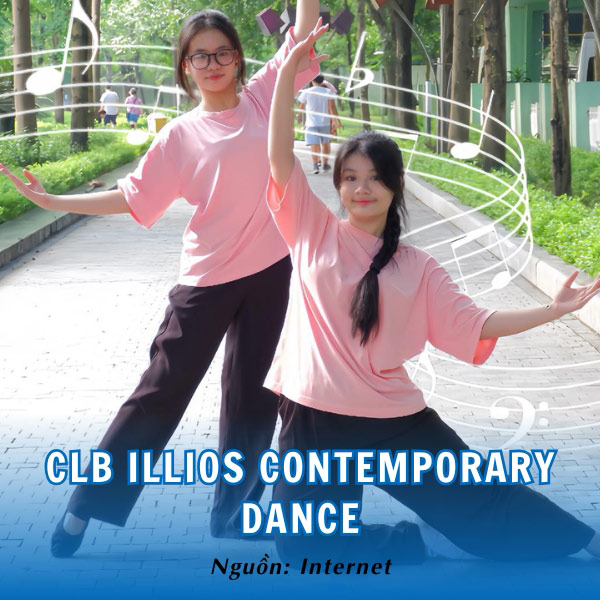 Mẫu áo hồng pastel CLB Illios Contemporary Dance