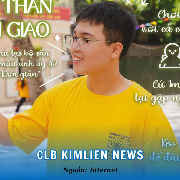 Mẫu áo thun vàng bắt mắt CLB Kimlien News