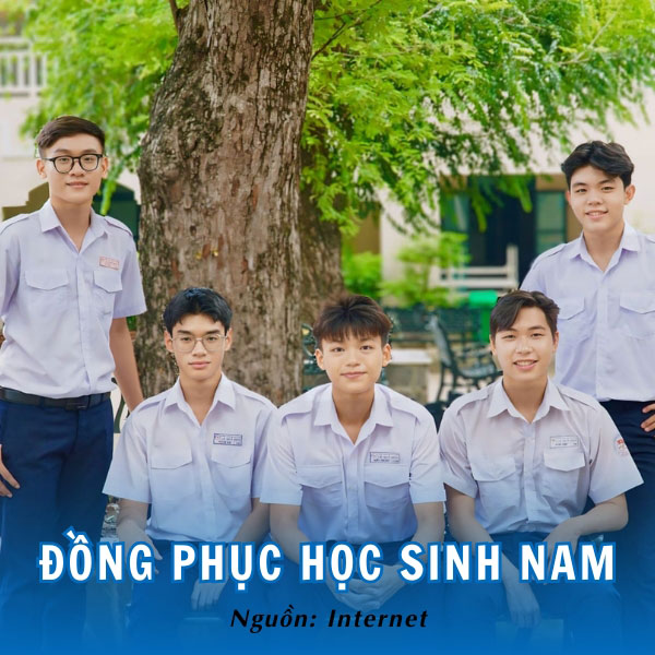 Đồng phục áo sơ mi học sinh nam chỉn chu