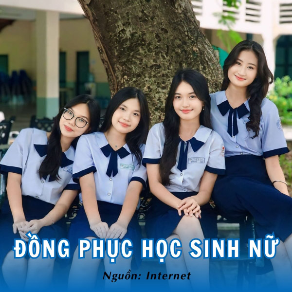 Đồng phục sơ mi học sinh nữ Lê Quý Đôn duyên dáng