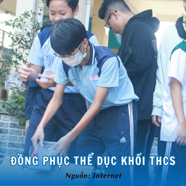 Đồng phục thể dục khối THCS năng động, hiện đại