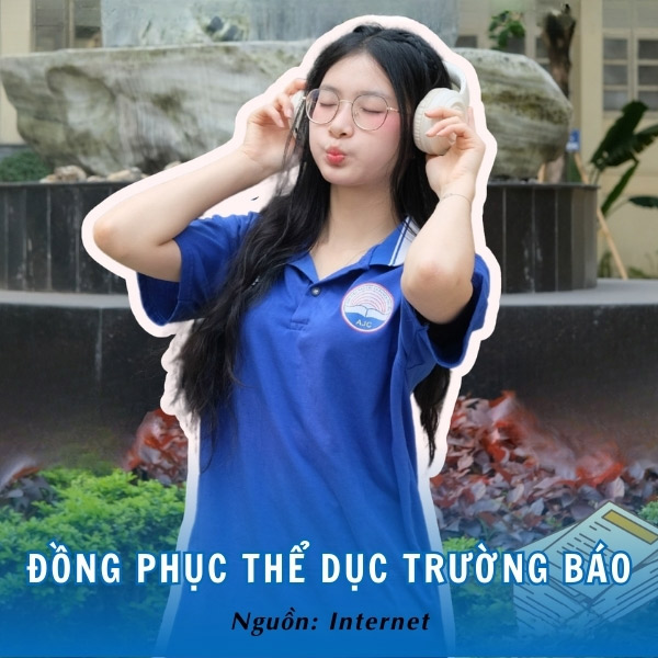 Đồng phục thể dục trường Báo trẻ trung, nổi bật