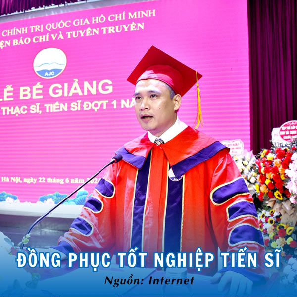 Đồng phục tốt nghiệp Tiến sĩ AJC độc đáo, trang trọng