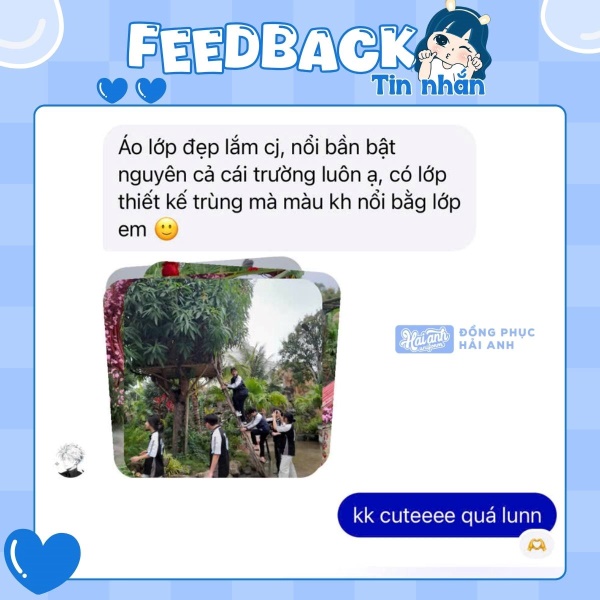 feedback của khách hàng về áo lớp hải anh - 3