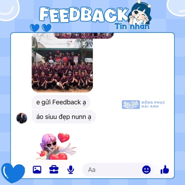 feedback của khách hàng về áo lớp hải anh - 4