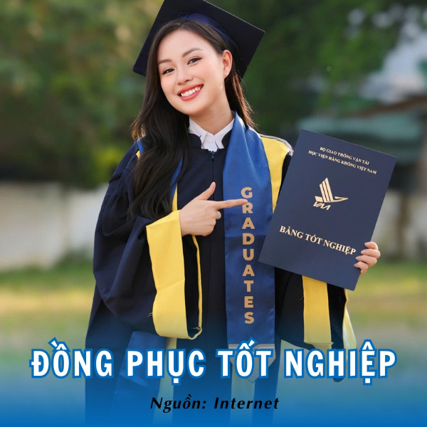 Đồng phục cử nhân VAA - Biểu tượng trang trọng, hiện đại