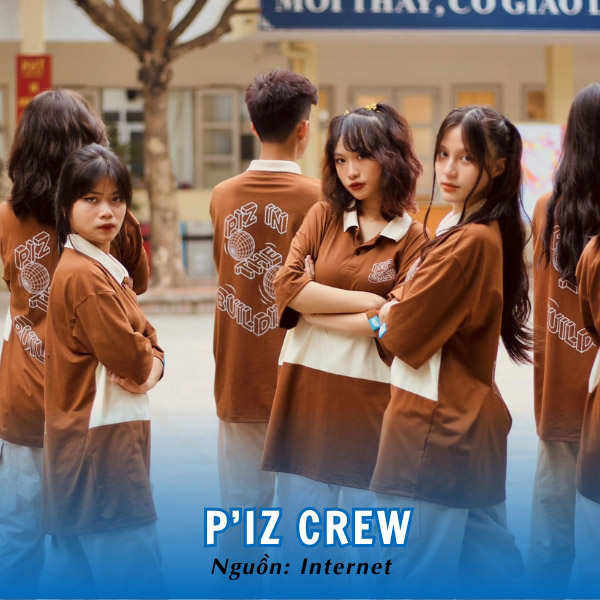 Thành viên P’iz Crew nổi bật và cá tính trong áo polo đồng phục của CLB