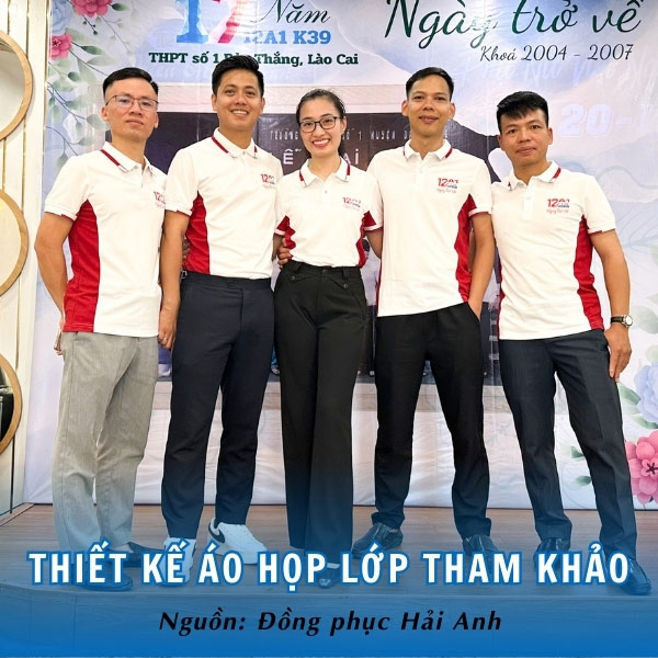 Thiết kế áo họp lớp tham khảo