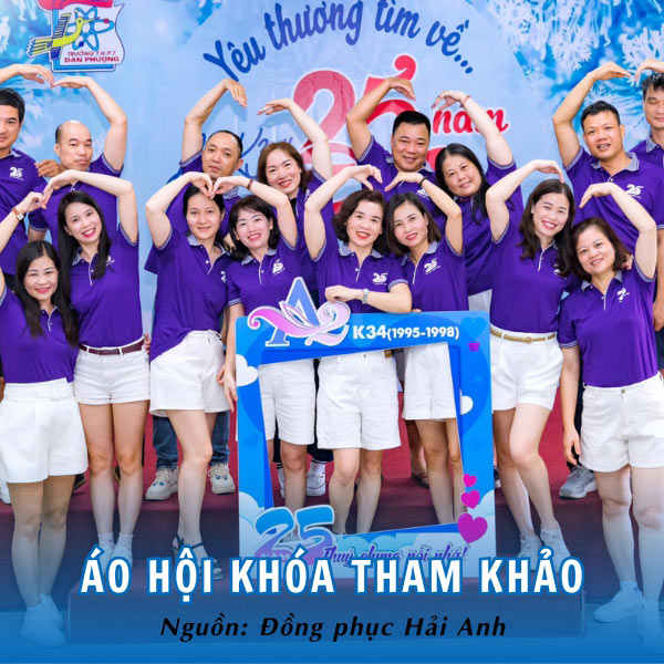 Áo hội khóa tham khảo thanh lịch, trẻ trung