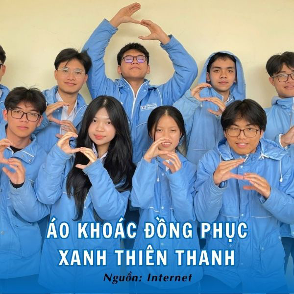 Áo khoác đồng phục chuyên Trần Phú hiện đại, tiện lợi