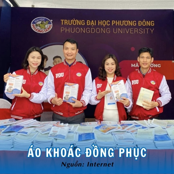 Áo khoác đồng phục PDU năng động, thời thượng