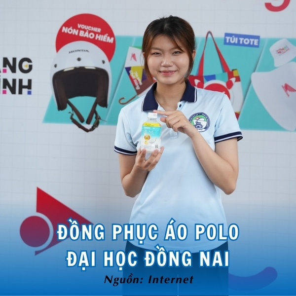 Đồng phục áo polo Đại học Đồng Nai năng động, trẻ trung