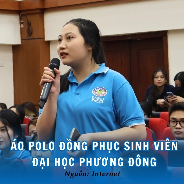 Áo polo đồng phục trường Đại học Phương Đông trẻ trung, khỏe khoắn