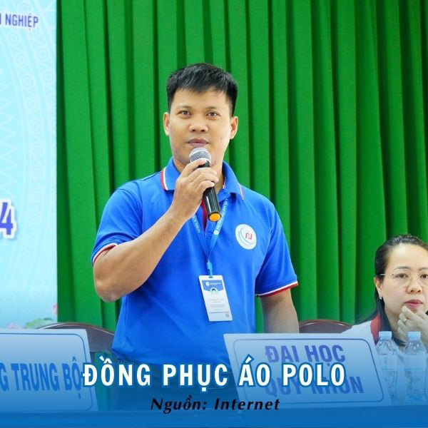 Áo polo đồng phục trường Đại học Quy Nhơn thanh lịch, trẻ trung