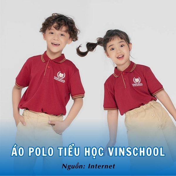 Áo polo Tiểu học Vinschool ấn tượng, năng động