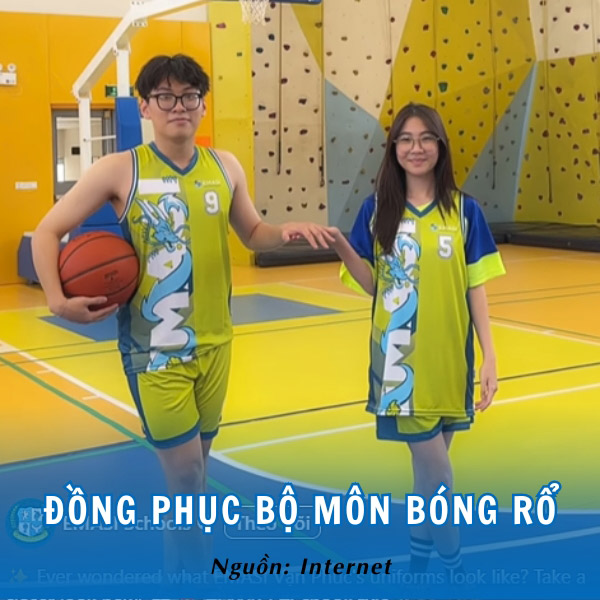 Đồng phục bộ môn bóng rổ năng động, khỏe khoắn