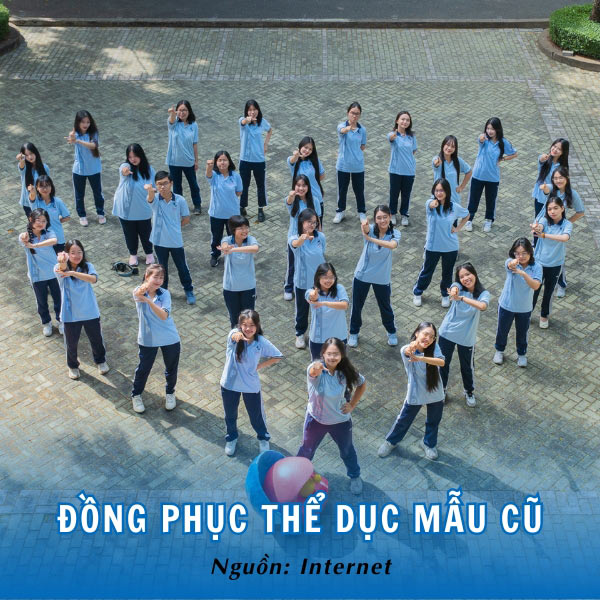 Đồng phục thể dục mẫu cũ năng động, khỏe khoắn