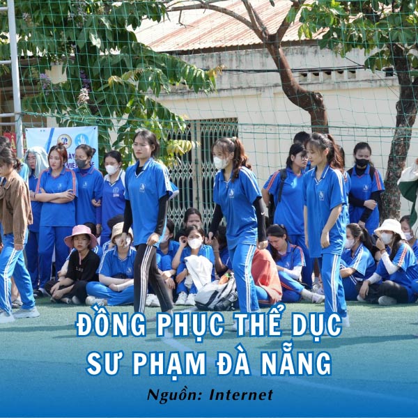 Đồng phục thể dục Sư phạm Đà Nẵng khỏe khoắn, năng động