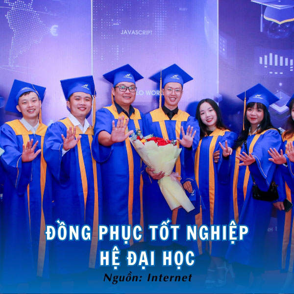 Lễ phục tốt nghiệp đồng phục Lạc Hồng sang trọng, bắt mắt