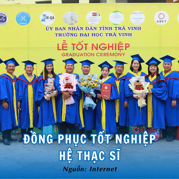 Đồng phục tốt nghiệp hệ Thạc sĩ Trà Vinh ấn tượng, chỉn chu