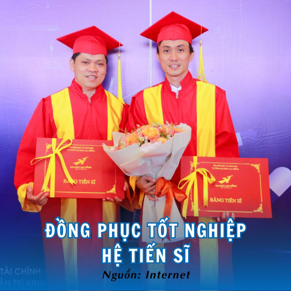 Đồng phục tốt nghiệp hệ Tiến sĩ LHU ấn tượng, đẳng cấp