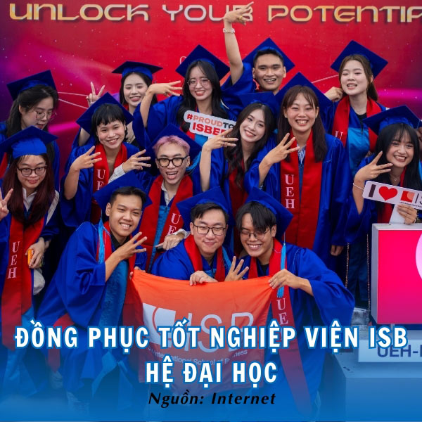 Đồng phục tốt nghiệp Viện ISB hệ Đại học trang nghiêm, trẻ trung