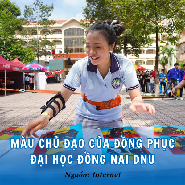 Màu chủ đạo của đồng phục Đại học Đồng Nai DNU