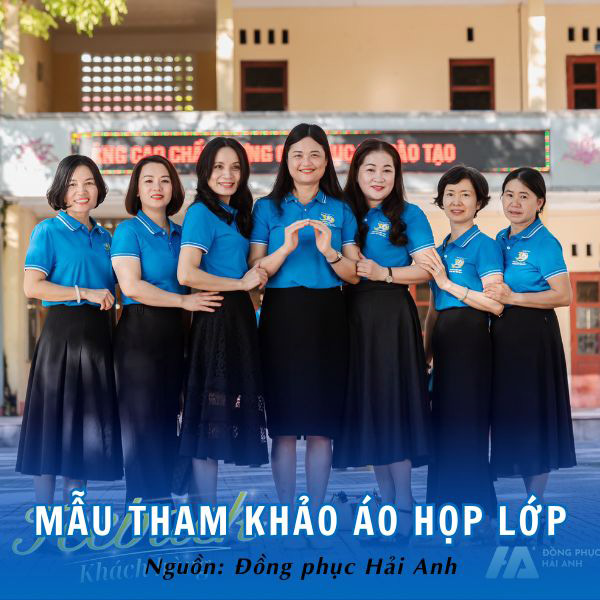 Mẫu tham khảo áo họp lớp hiện đại, thời thượng của Đồng phục Hải Anh