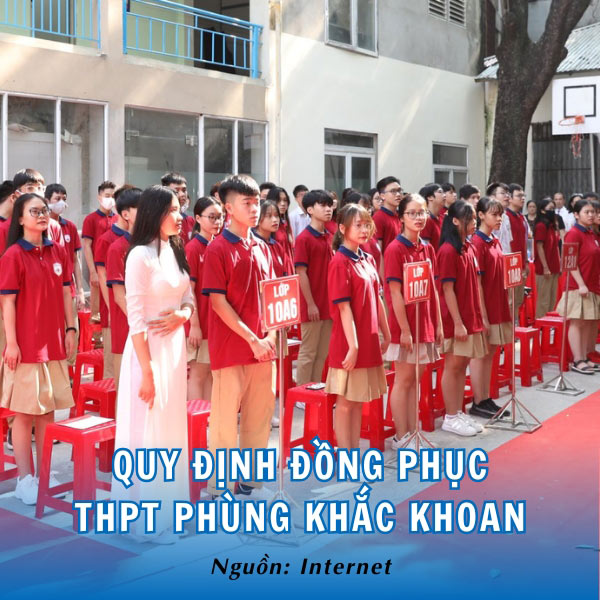 Quy định đồng phục THPT Phùng Khắc Khoan
