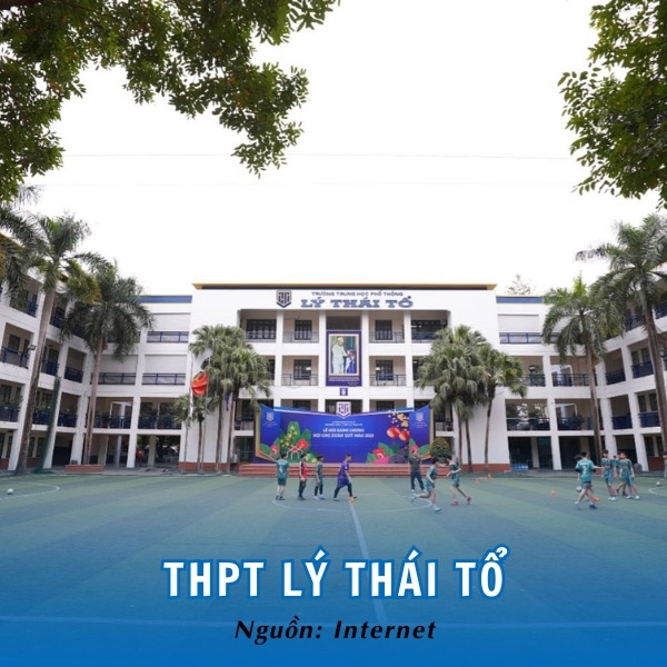 Khuôn viên ngôi trường Trung học Phổ thông Lý Thái Tổ