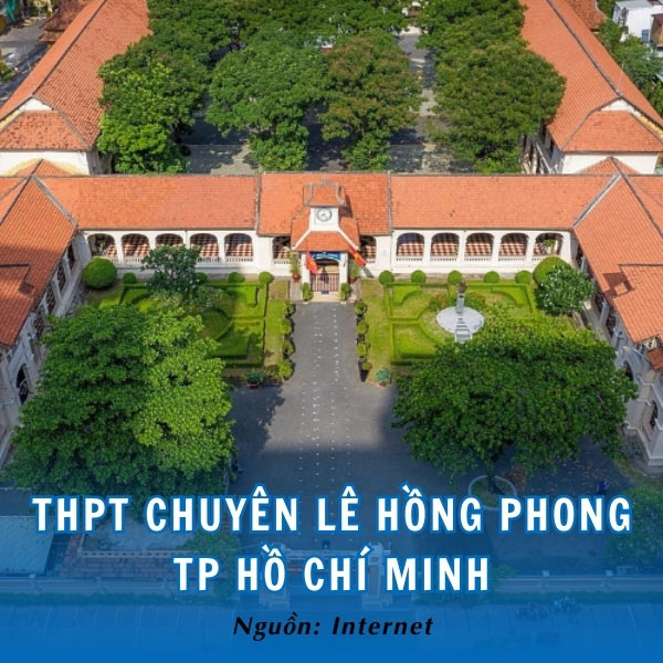 Khuôn viên trường THPT chuyên Lê Hồng Phong TP Hồ Chí Minh