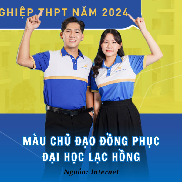 Màu chủ đạo đồng phục Đại học Lạc Hồng